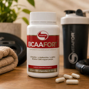 BCAA Fort 868mg Vitafor | 120 cápsulas
