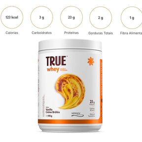 True Whey Isolado e Hidrolisado Vanilla Creme Brulee | 418g