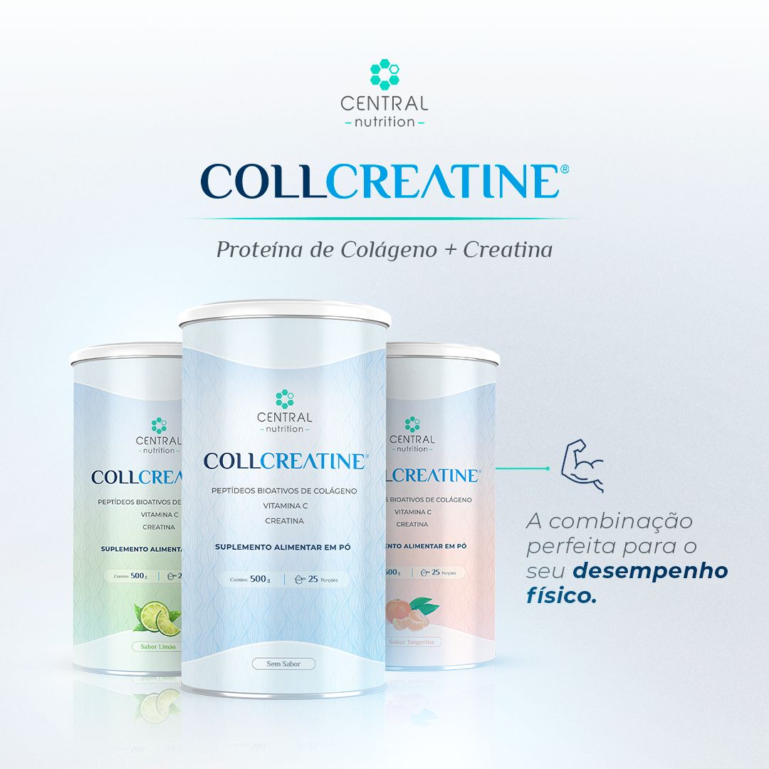 COLLCREATINE® Sabor Tangerina Central Nutrition | 500g