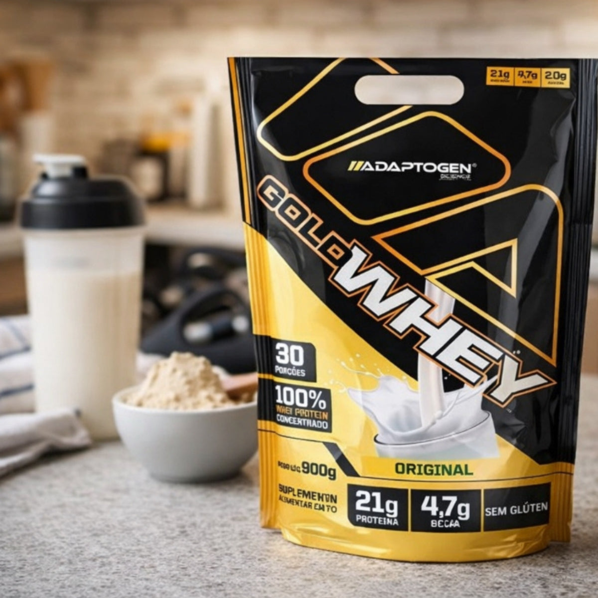 Gold Whey Adaptogen Sabor Original | 900g