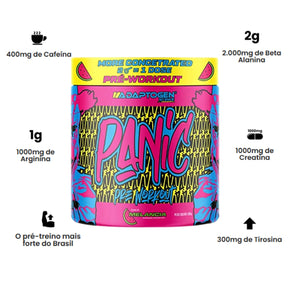 Pré Treino Panic Sabor Melancia Adaptogen | 300g