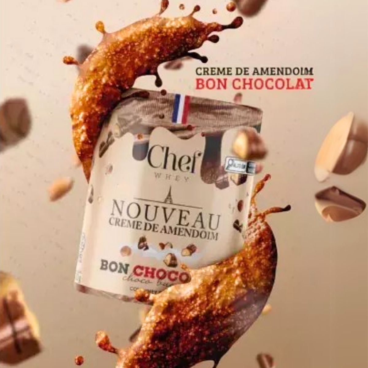 Creme de Amendoim Nouveau Sabor Choco Bueno Chef Whey | 600g