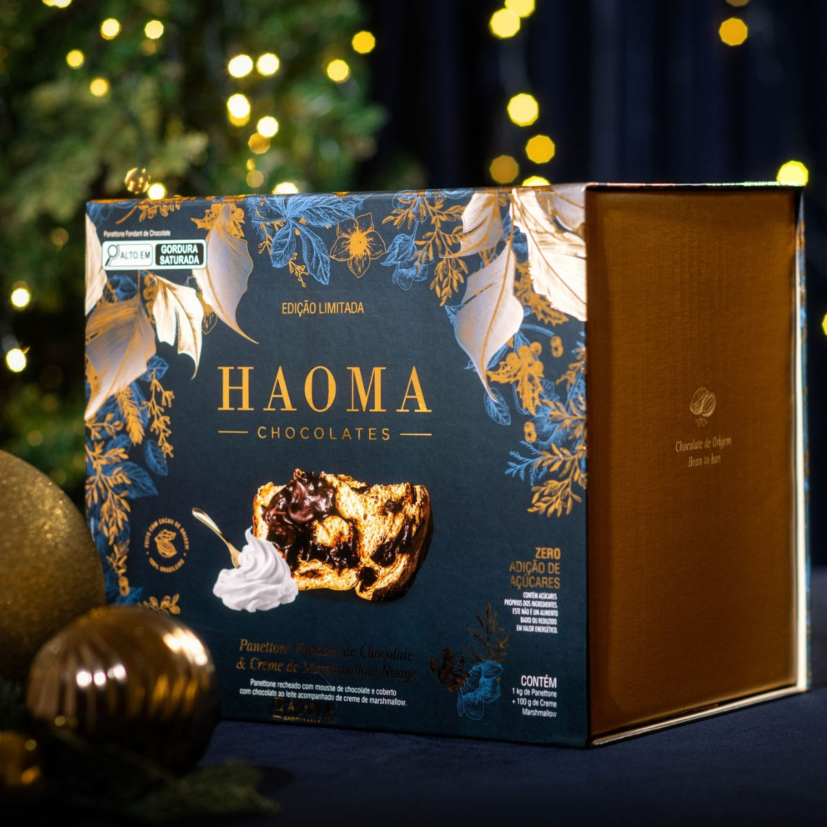 Panettone Fondant de Chocolate & Creme de Marshmallow Nuage | 1kg