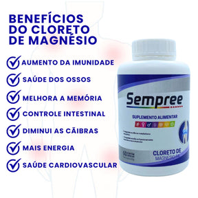 Cloreto de Magnésio PA Leve 3 Pague 2 Sempree | 180 cápsulas