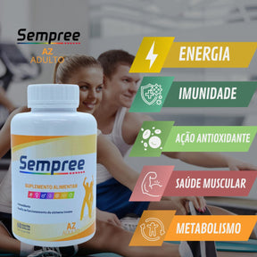 Multivitamínico AZ Adulto Leve 3 Pague 2 Sempree | 180 cápsulas