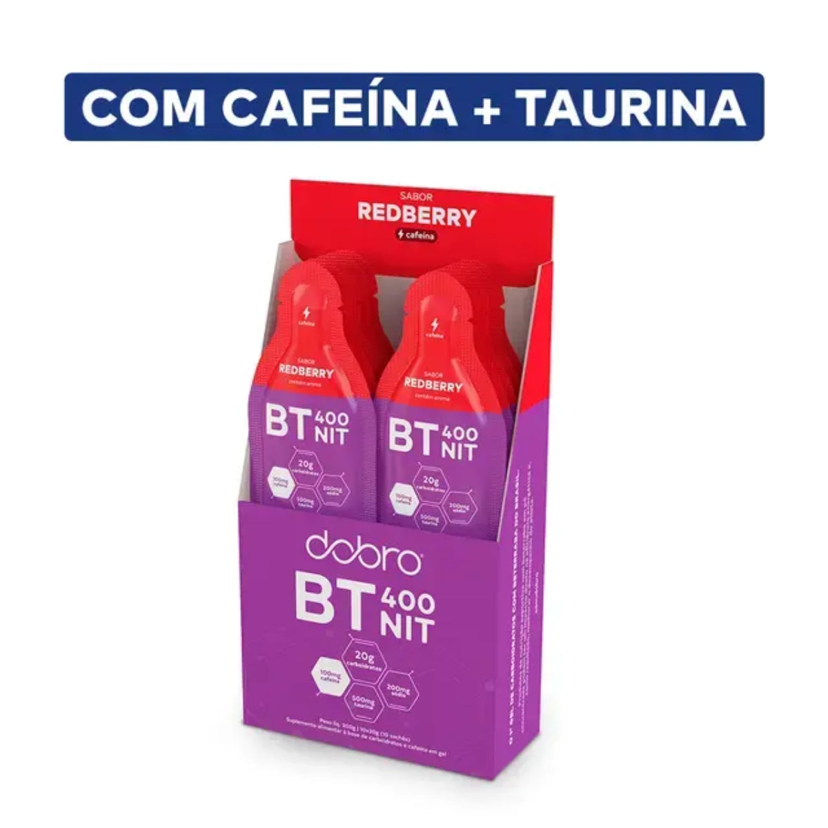 BT 400 Nitrato Gel Sabor Redberry Dobro | 10x30g