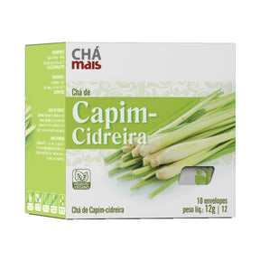 Chá Capim Cidreira Chá Mais | 10 sachês 12g