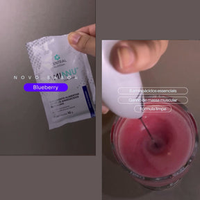 Aminnu Blueberry Livre De Xilitol Central Nutrition | 30x10g