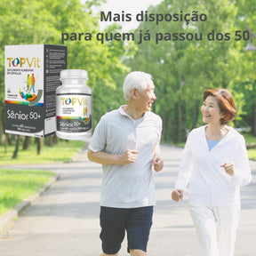 Multivitamínico TopVit Sênior 50+ Domina Farma | 60 cápsulas