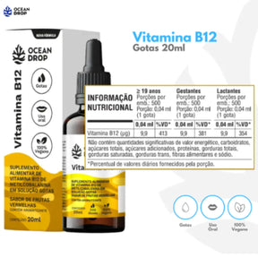 Vitamina B12 Gotas Ocean Drop | 20ml