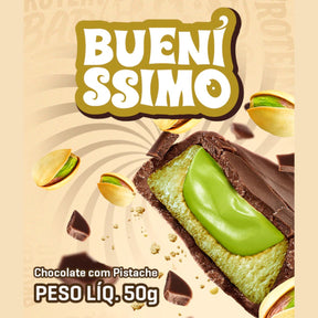 Barra Bueníssimo Chocolate com Pistache Under Labz | 12x50g