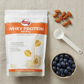 Whey Protein WPC Sabor Mousse de Maracujá Vitafor | Sachê 900g
