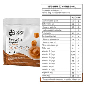 Proteína Vegetal Doce de Leite Ocean Drop | 450g