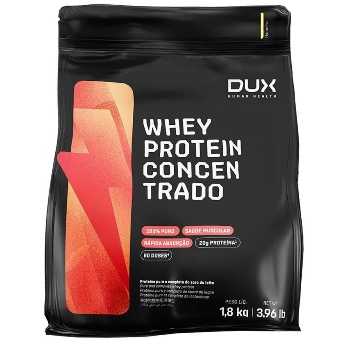 Whey Protein Concentrado Dux Human Health Baunilha 1,8k