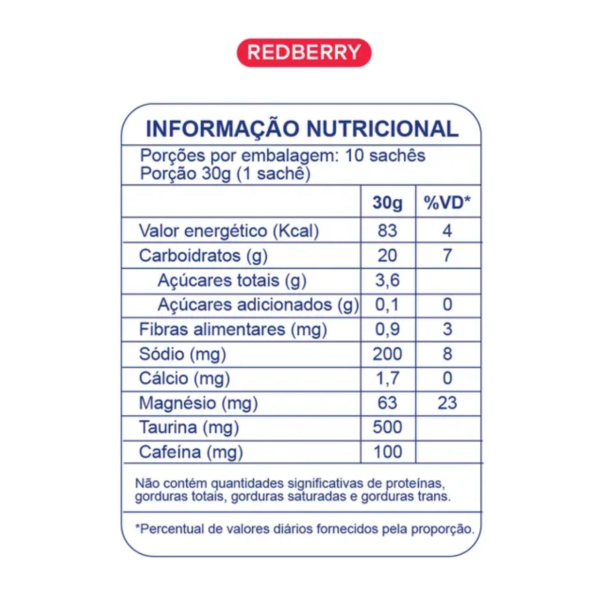 BT 400 Nitrato Gel Sabor Redberry Dobro | 10x30g