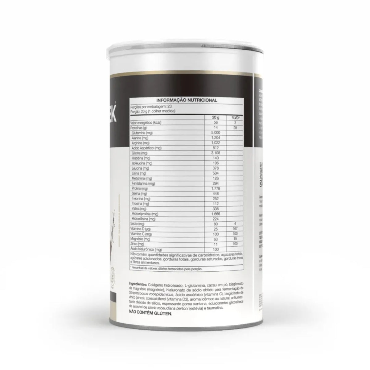 Colagentek Protein Sabor Cacau Vitafor | Lata 460g