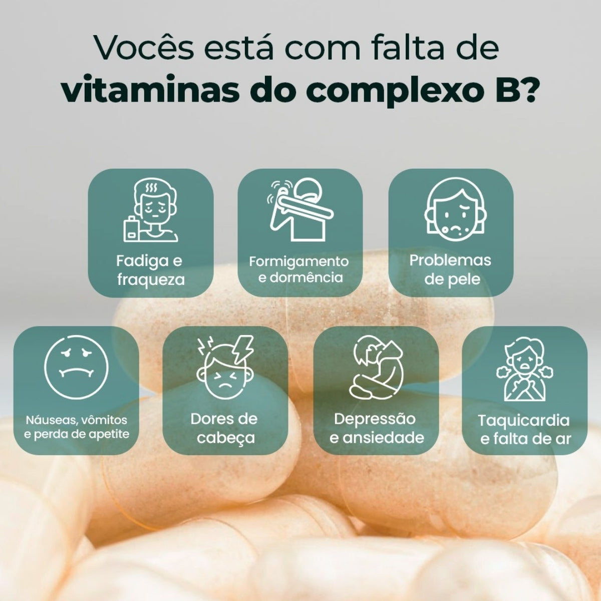 Complexo B 500mg Ocean Drop | 60 cápsulas