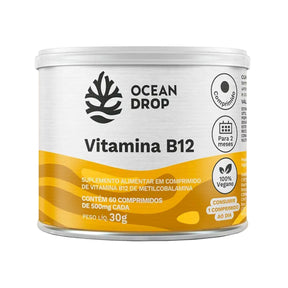 Vitamina B12 500mg Ocean Drop | 60 tablets
