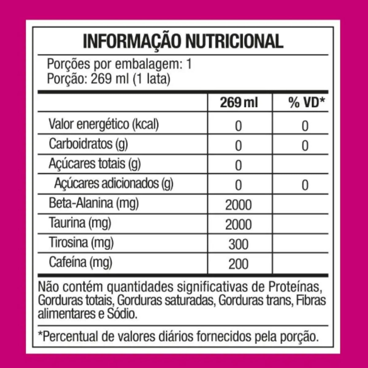 Energético Diabo Verde Pre-Workout Energy Drink | Lata 269ml