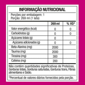 Energético Diabo Verde Pre-Workout Energy Drink | Lata 269ml