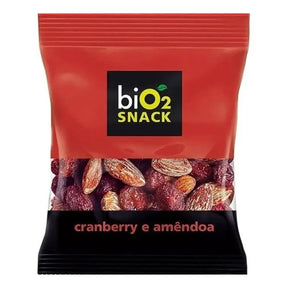Mix de Frutas Snack Cranberry e Amêndoas Bio2 | Sachê 50 g