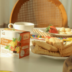Chá Misto Frutas Tropicais Chá Mais 10 Envelopes ClinicMais
