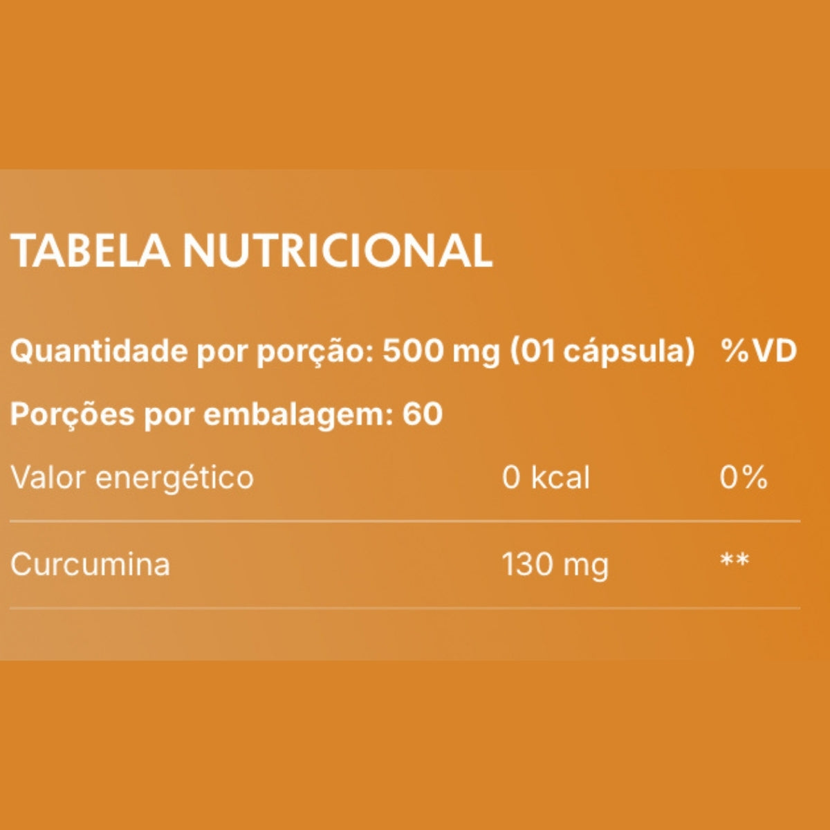 True Curcuma 500mg | 60 cápsulas
