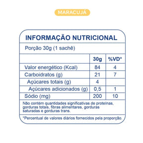 Carbs Gel Sabor Maracujá Dobro | 10x30g