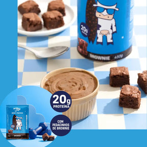Whey Concentrado Mais Mu Brownie | 15 sachês
