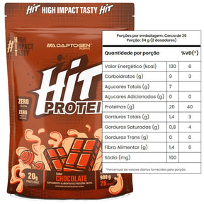 Hit Protein Chocolate Adaptogen | Refil 900g