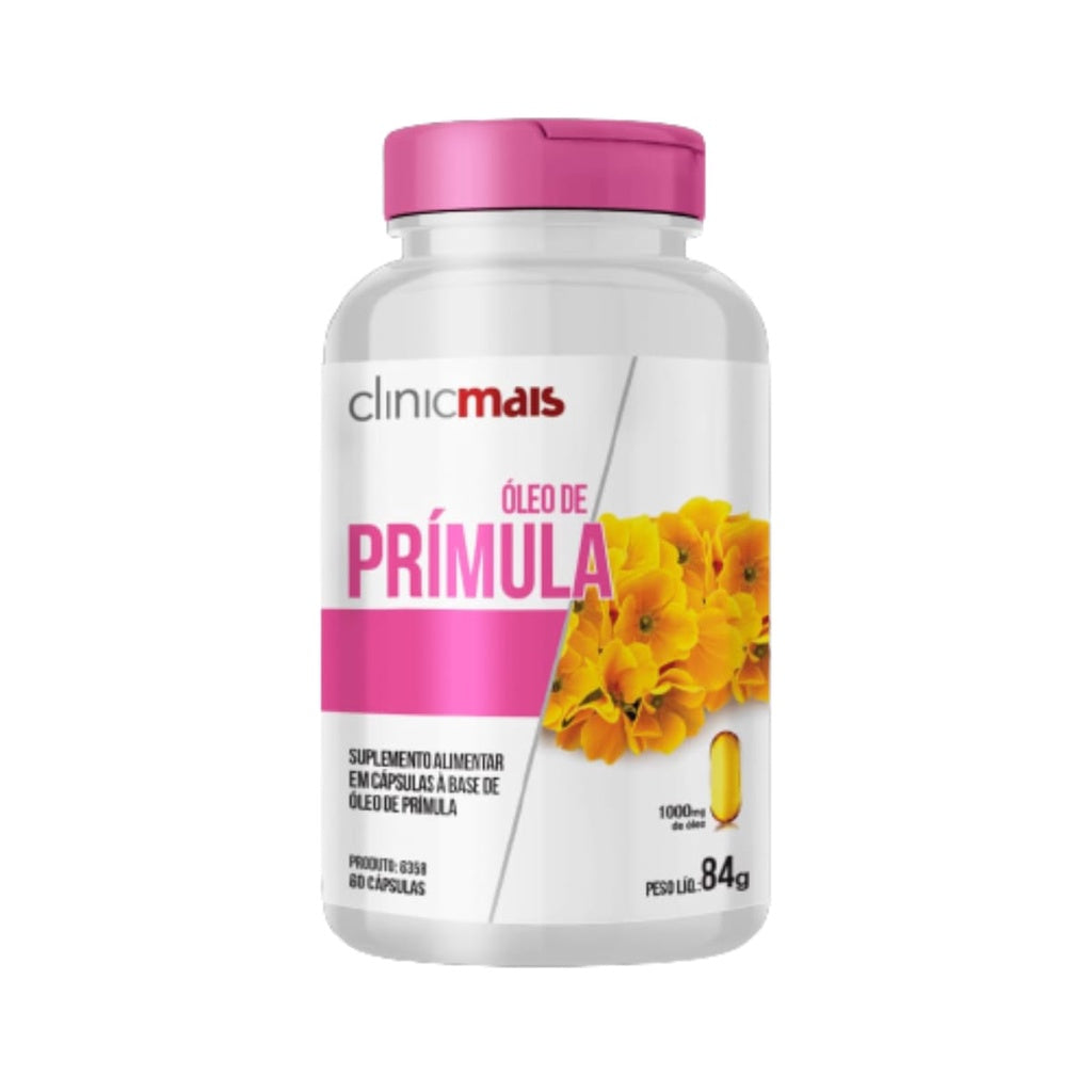 Óleo De Prímula 1000mg Clinicmais | 60 cápsulas