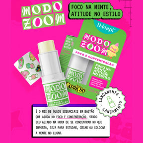 Óleo Essencial em Bastão Modo Zoom Foco e Concentração Ed. Capricho