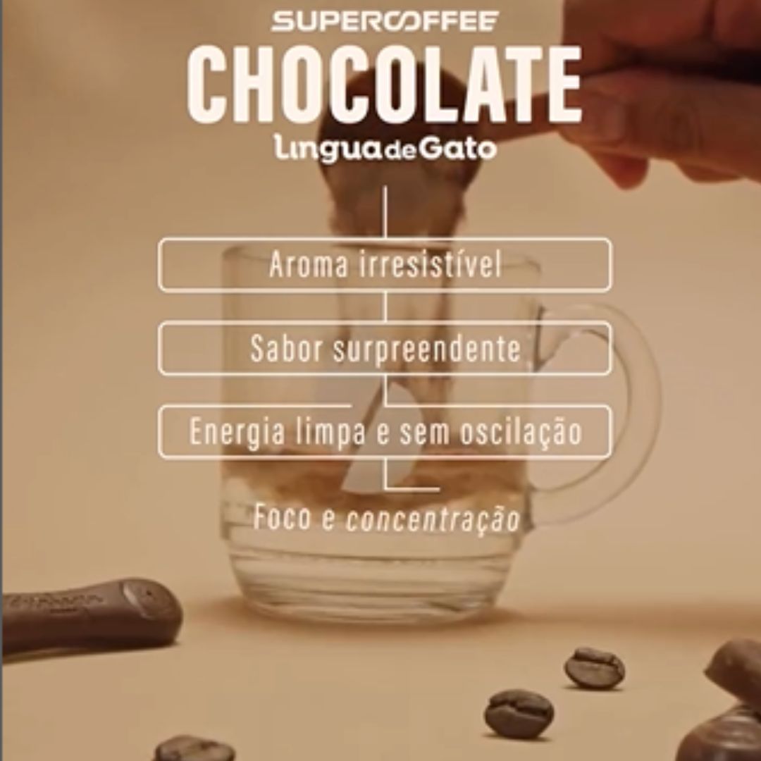 Supercoffee Chocolate Língua de Gato | 380g