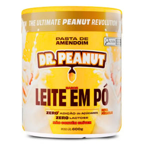 Pasta de amendoim sabor Leite em Pó Dr. Peanut | 600g