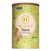 Paçoca de Pistache e Amendoim com Chocolate Branco Linha Stevia Haoma | 225g