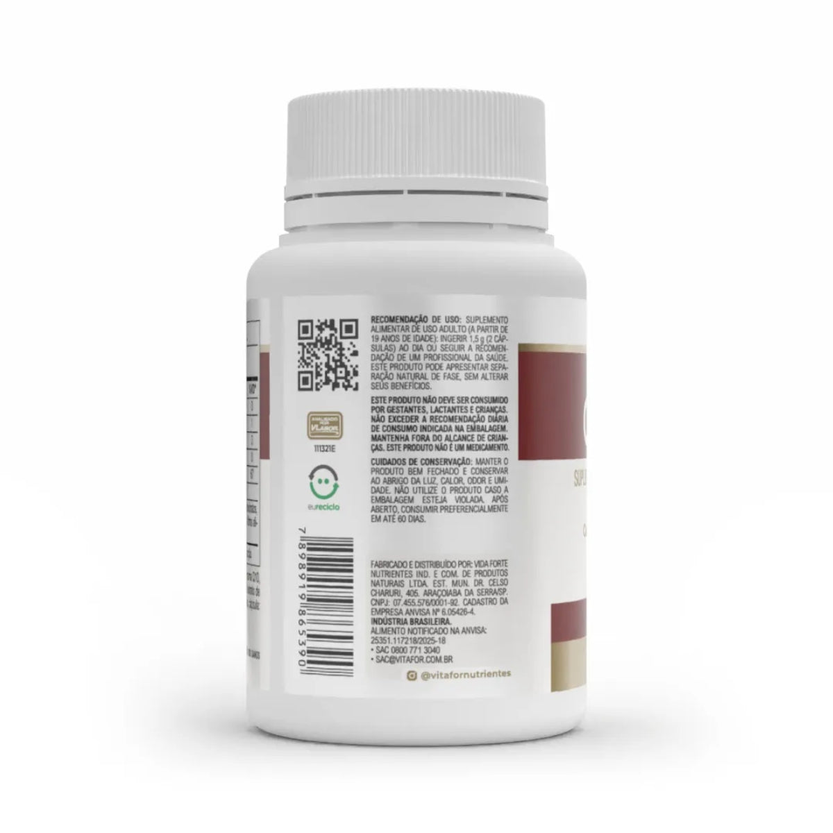 Coenzima Q10 200mg Vitafor | 60 cápsulas