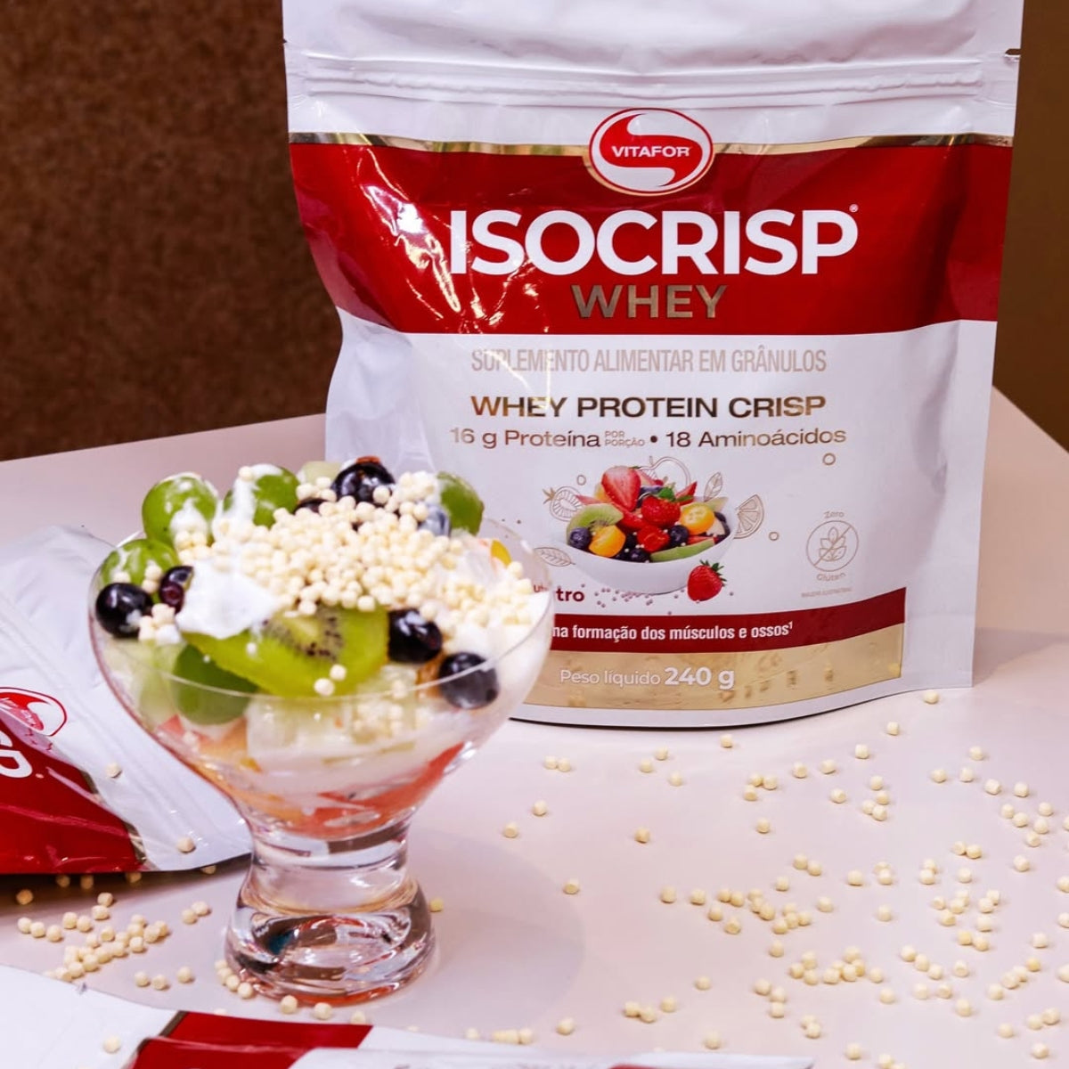 Isocrisp Whey Neutro Vitafor | Pouch 240g