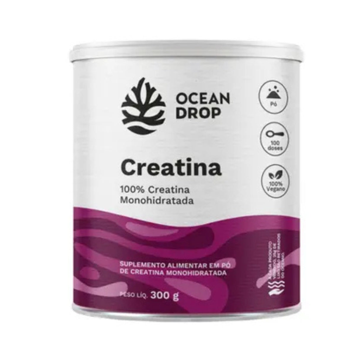 Creatina Monohidratada 100% Creatina Ocean Drop | 300g