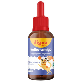 Floral Pet Velho Amigo | Disposição para o Pet Adulto e Idoso | 30ml