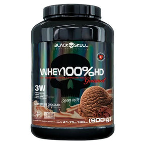 Whey 100%HD Gourmet Black Skull Sorvete de Chocolate | 900g