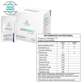 Aminnu Blueberry Livre De Xilitol Central Nutrition | 30x10g