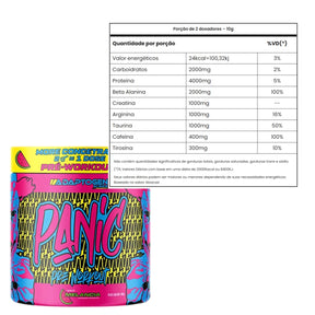 Pré Treino Panic Sabor Melancia Adaptogen | 300g