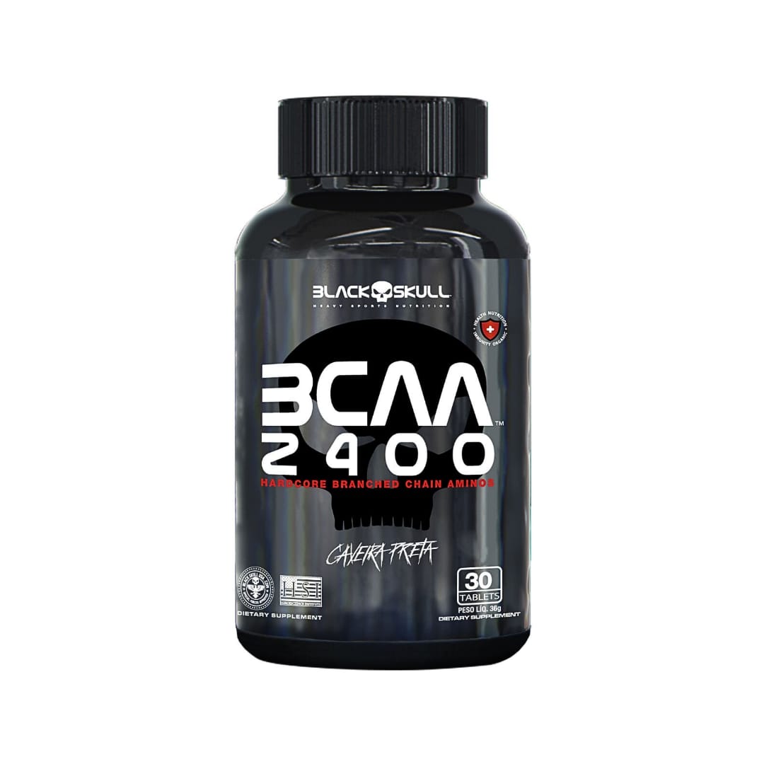 BCAA 2400 |Aminoácidos | Black Skull |30 Tablets