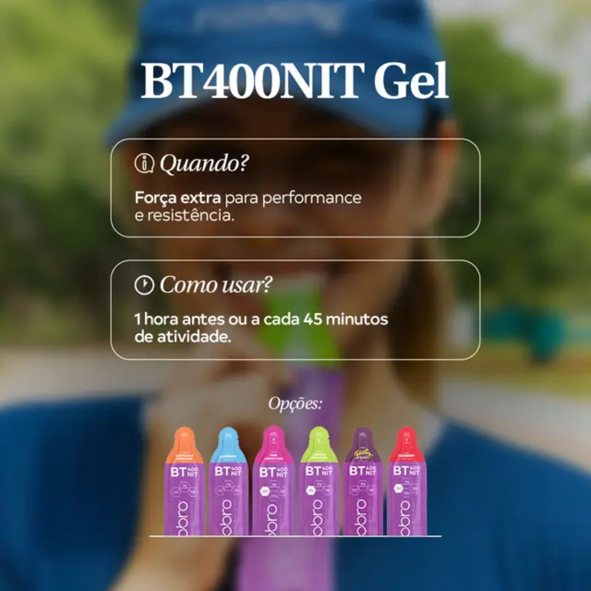 BT 400 Nitrato Gel Sabor Frooty Açaí Dobro | 10x30g