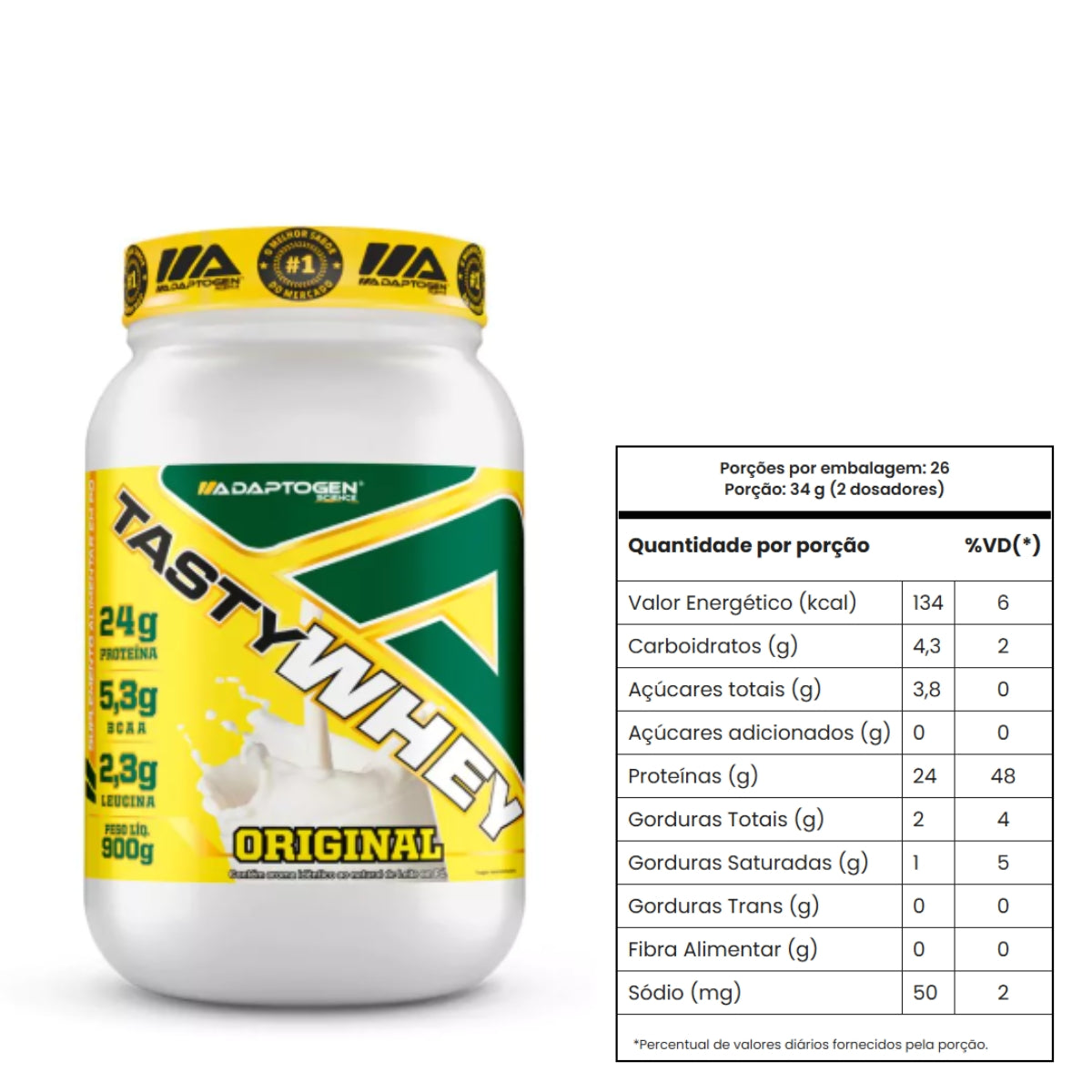 Tasty Whey 3w Gourmet Original  900g