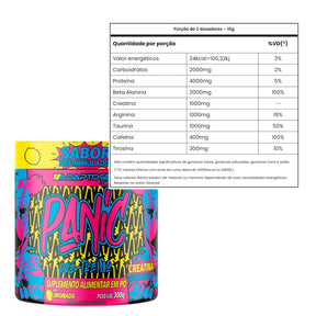 Pré Treino Panic Sabor Limonada Adaptogen | 300g