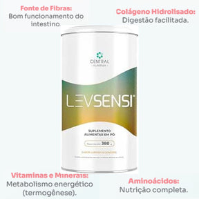 Levsensi Laranja & Gengibre Central Nutrition  | 380g