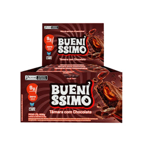 Barra Bueníssimo Tâmara com Chocolate Under Labz | 12x50g