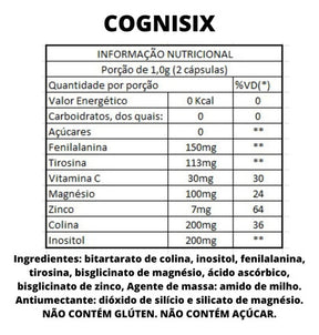 Kit 2x Cognisix - 60 Capsulas Cada - Nutrasix