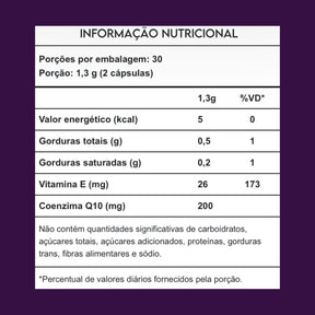 Coenzima Q10+ 200mg Puravida | 60 cápsulas